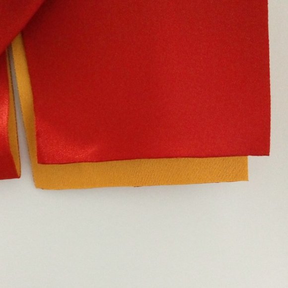 Vibrant Red and Yellow Kimono with Traditional Elegance - Picture 4 of 7